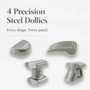 TOPWAY Auto Body Hammer & Dolly Set – Heat Treated Steel Dent Repair 7pc