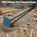 Heavy-Duty Contractors Tamper - 200 x 200mm Forged
