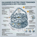 Electric Fence Wire Tensioner 30-Pack Value Kit –