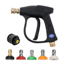Pressure Washer Gun With 5 Tips, Fits 14mm/15mm & KR