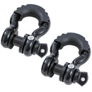 Tow Shackle 3/4 Inch With Rubber Sleeve 2PCs/pack