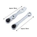 Short Ratchet Handle Set 2PCs 1/4"