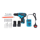 Cordless Drill Set 12V with 2 Batteries