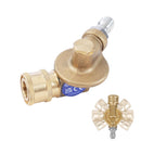 Pivoting Coupler for Pressure Washer Tips, 1/4 Inch