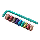 Socket Set 1/2 Inch 10PC Coloured 8/10/12/13/14/15/17/19/22 CR-V