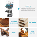 Cordless Trimmer 18v 4.0Ah with 3 chucks 1/4" 6mm 8mm Body Only