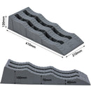 Caravan Levelling Ramps Wheel Stop Curves - EU Only