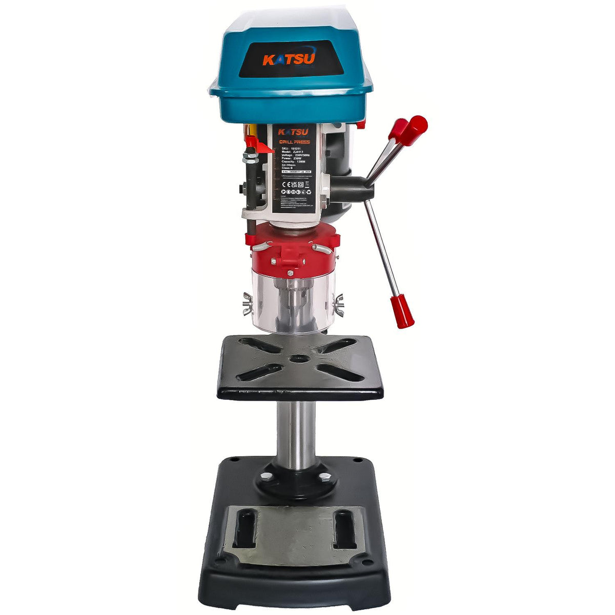 日立 13 mm ベンチドリルプレス /Hitachi 13 mm bench drill press Bench Drill 13mm 250W ZJ4113 580mm Aluminum
