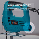 400W Variable-Speed Jigsaw + 5 Blades Compact