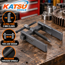 KATSU Tools 3" 75mm 2 Jaw Gear Bearing Puller Ultra Thin Claws 2mm 450461