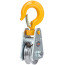 Pulley with Ball Bearings and Hook Rope 10mm 1Ton