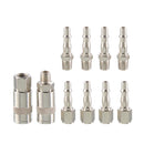 Air Quick Coupler Connector British Type 1/4" BSP 10pcs