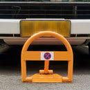 TOPWAY Car Parking, Yellow Arched Lockable Folding Car Parking Barrier