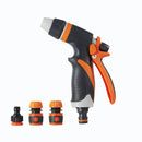 Water Hose Sprayer Gun With 3 Connectors