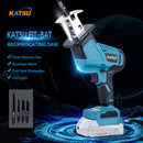 KATSU Tools FIT-BAT 21V Brushless Mini Reciprocating Saw 4 Blades 102747