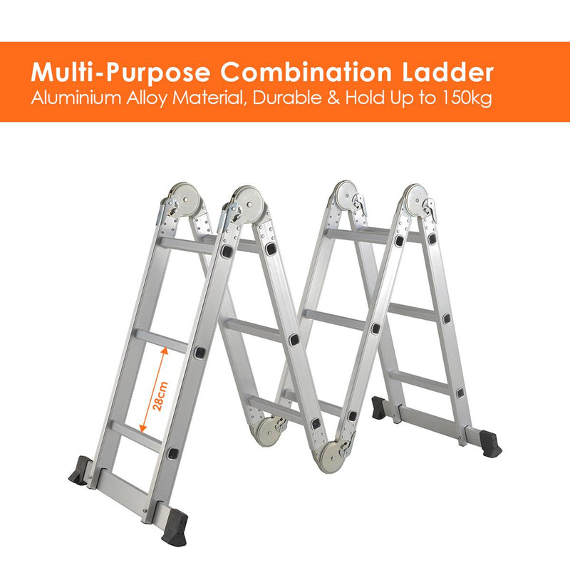 Aluminium Ladder M Shape 1.2mm Thickness