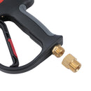 Pressure Washer Gun Short with Angled Wand and 5 Nozzle Tips