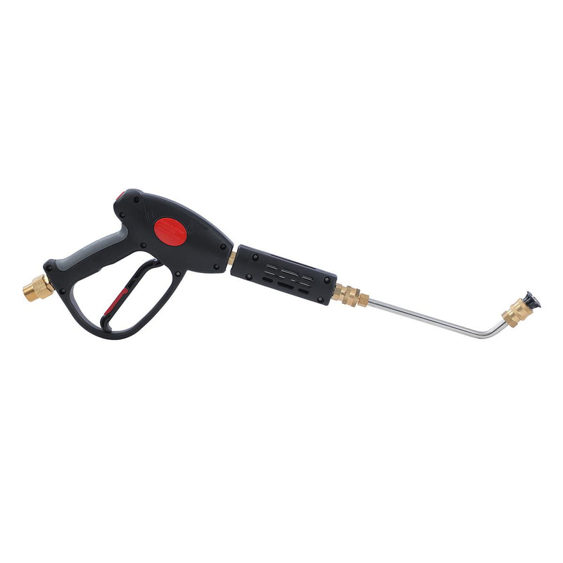Pressure Washer Gun Short with Angled Wand and 5 Nozzle Tips
