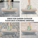 Wire Broom Head with Wooden Back No Handle