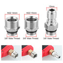 Pressure Washer Gun 3 in 1 with 5 Nozzle Tips, 3 connectors & Brass Quick Release Connector