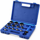 TOPWAY 14pc Hollow Punch Set 5-35mm Leather Hole Cutter Gasket Tool 405102