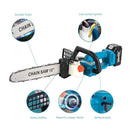 FIT-BAT Chainsaw 12" 2 Chains & Oil Pump With Battery 4.0Ah