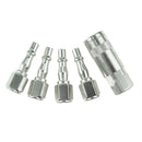 Air Quick Coupler Connector British Type 1/4" BSP 5pcs