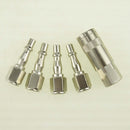 Air Quick Coupler Connector British Type 1/4" BSP 5pcs