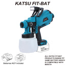 FIT-BAT 21V Cordless Spray Gun with LED Light & 3 Nozzles 1200ml - No Battery