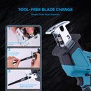 KATSU Tools FIT-BAT 21V Brushless Mini Reciprocating Saw 4 Blades 102747