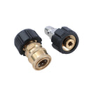 Pressure Washer Hose 15M, 3/8 Inch with 2 Quick Connect Kits