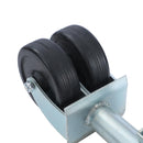 Caravan Trailer Jockey Twin Wheel Swing Up