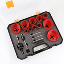 Bi-Metal Hole Saw Set 19PCs 19-68mm