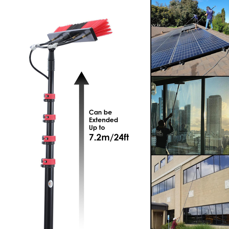 Solar Cleaning Extendable Brush