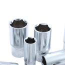 Deep Socket Set 1/2" 14 PCs in Steel Case CR-V