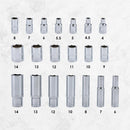 Extendable Wrench Socket 50PCs Set 1/4 2-24NM