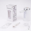 Water Bottle Pump 1200mAh USB Charging Foldable and Mute - White