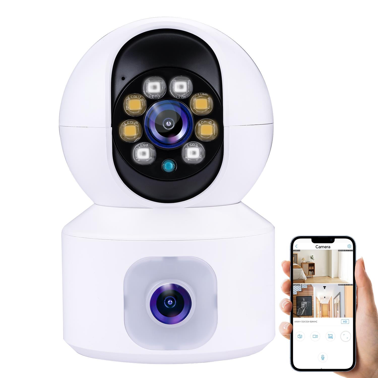 New Flash 4MP Security Camera Indoor - 1.16
