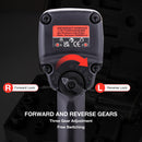 Air impact wrench Set Twin Hammer 1/2  1200Nm