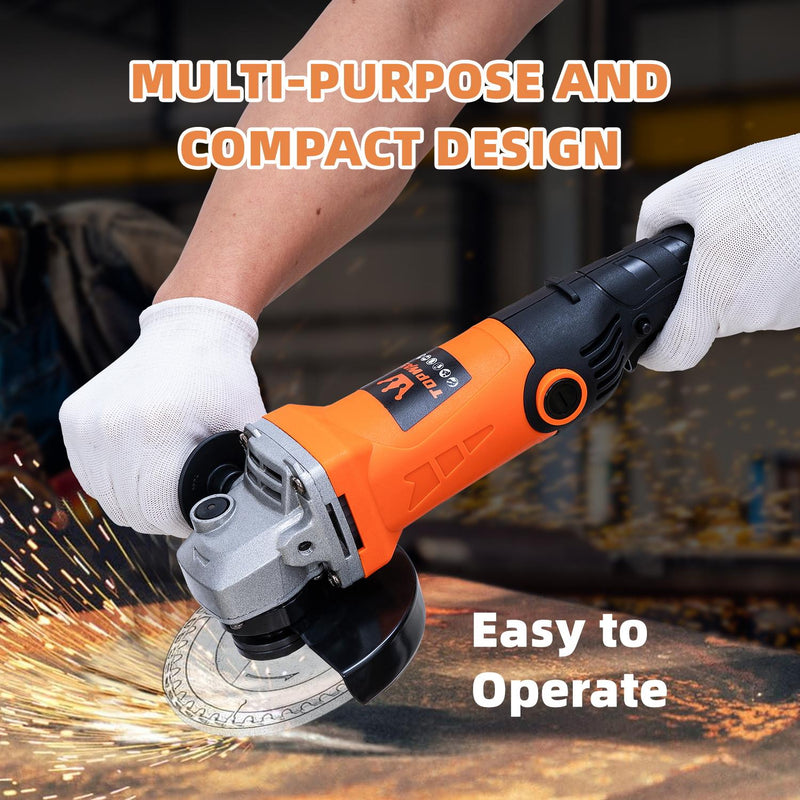 TOPWAY Corded Angle Grinder 115mm 125mm 750W  Cutting Grinding Polishing