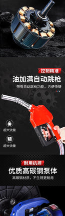 Diesel Transfer Pump Kit w Hose and Gun 12V 380W