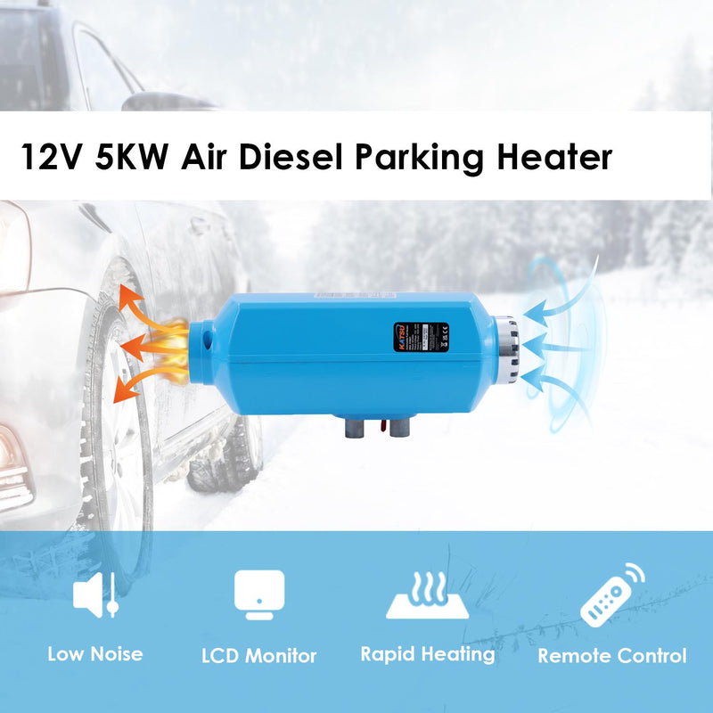 Diesel Parking Heater Set without Assembly - Blue