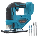 KATSU Tools FIT-BAT 21V Cordless Jigsaw 26mm 4 Blades 45 Bevel Saw 102754