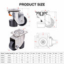 Levelling Castors Stainless Steel 4PCs