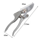 LINZI 210mm Bypass Pruning Shears Secateurs SK-5 Steel Extra Blade Spring 651108