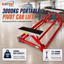 KATSU Tools 3000KG Portable Pivot Car Lift Tilting Jack 175-650mm 161143