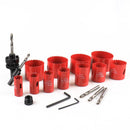 Bi-Metal Hole Saw Set 19PCs 19-68mm