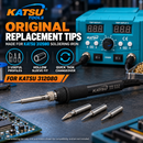 KATSU Tools 3Pcs Soldering Iron Tips Set for 312086 312080 Station SP31208603