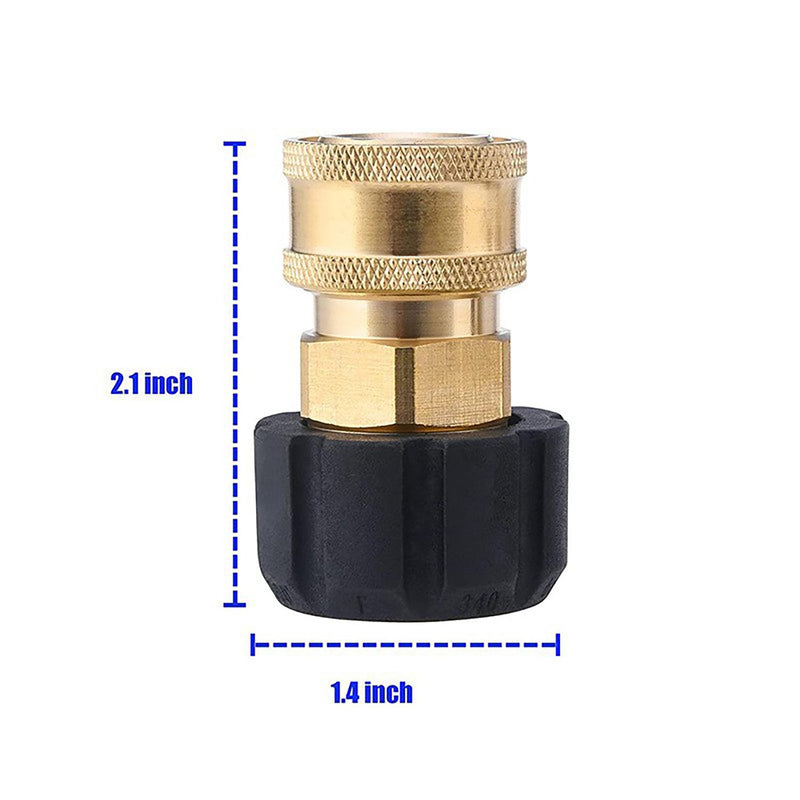 Pressure Washer Quick Connector 3/8" Socket to M22 14mm