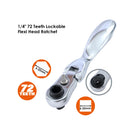 Short Ratchet Handle Set 2PCs 1/4"